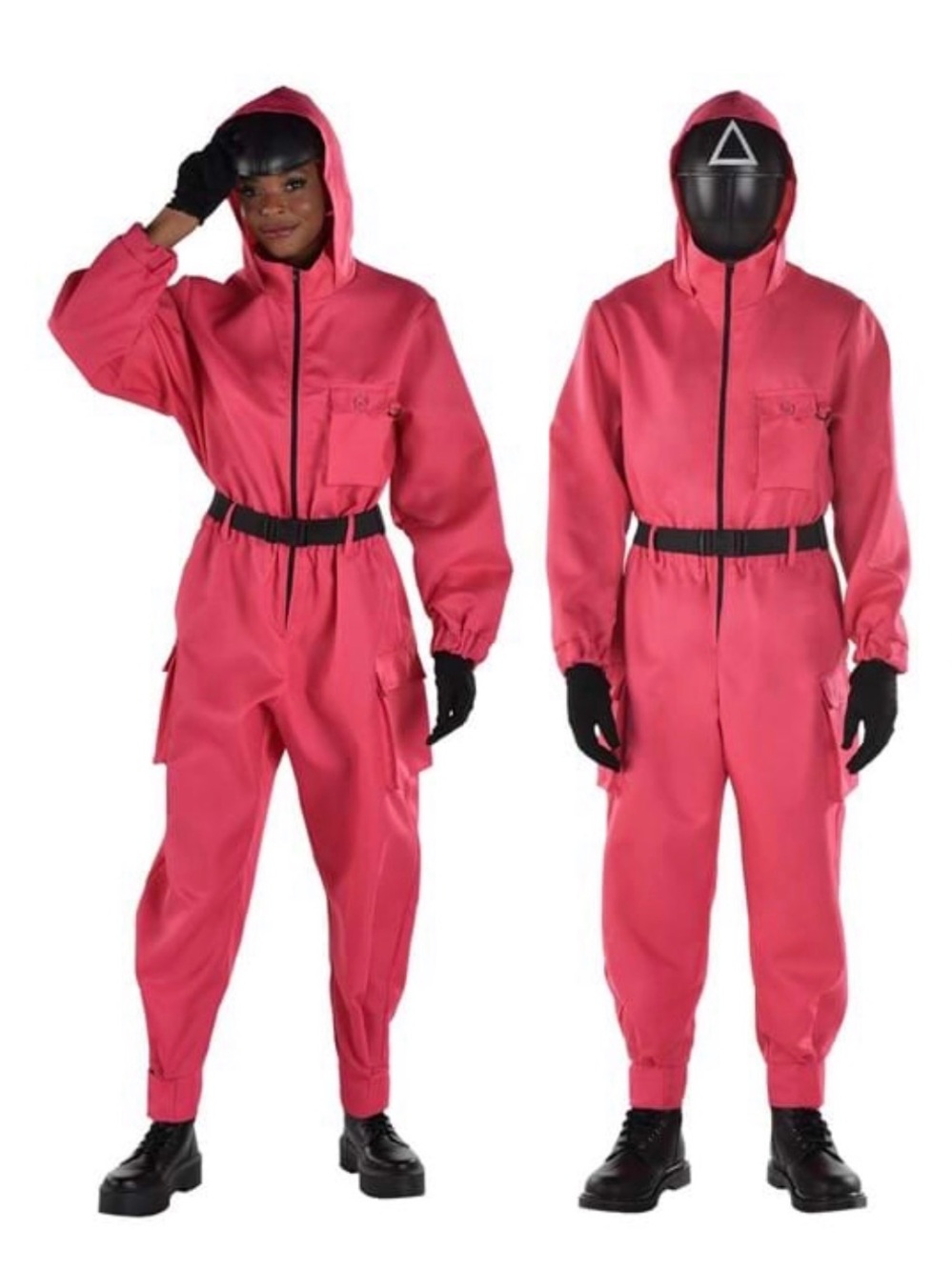 Amscan Squid Game pink soldier adult costume. NWT lg/xl(hs)